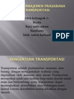 Konsep Manajemen Prasarana Transportasi