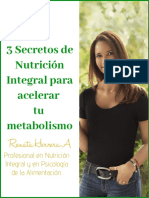 3 Secretos de Nutrición Integral para Acelerar Tu Metabolismo PDF