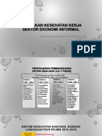 Kebijakan Keehatan Kerja Bagi Pekerja Informal 2014