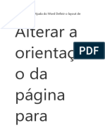 Treinamento e Ajuda Do Word Definir o Layout de Páginas PDF