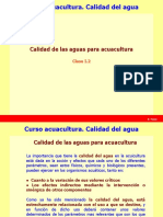 Calidad Del Agua (I.2). Acuacultura
