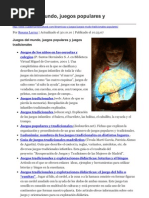 Download Juegos Del Mundo Juegos Populares Juegos Tradicionales by Rosana Larraz SN43907786 doc pdf
