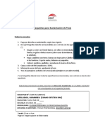 Requisitos para Sustentación de Tesis PDF