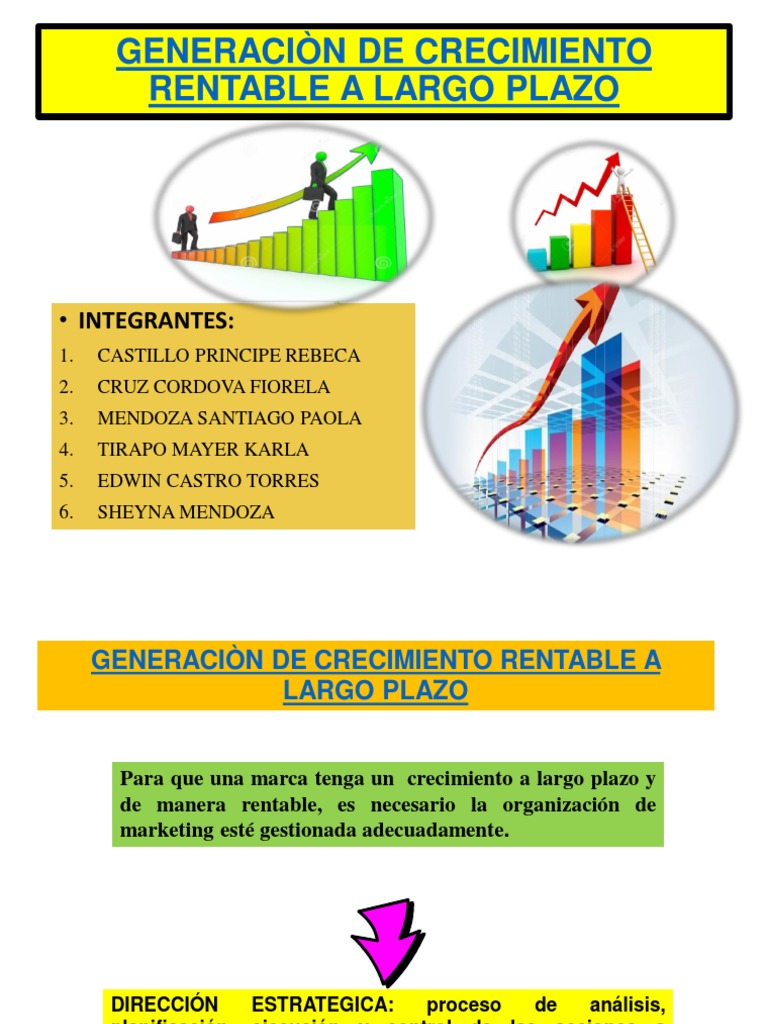 Estrategias para Crecimiento Rentable | PDF | Planificación estratégica ...