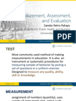 Assessment Test Measurenment and Evaluation