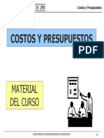 Costos y Presupuestos