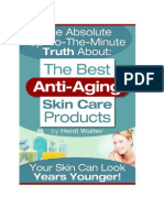 Truth About The Best Anti Aging Skincare Products