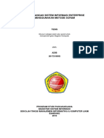 Perancangan Sistem Informasi Enterprise Menggunakan Metode Scrum