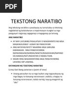 TEKSTONG NARATIBO Ni KC at Ethel