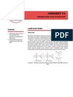 jobsheet 01 - menentukan kaki transistor