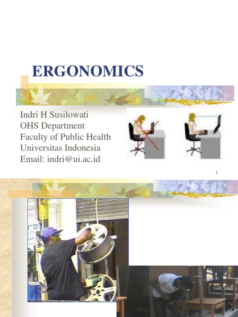 Ergonomics And Wellbeing Pdf | Enhancing Employee Well-being through ...