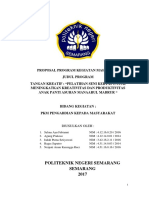Contoh PKM M Tangan Kreatif (Pelatihan Seni Kertas DST) PDF