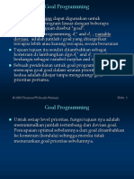 Goal Programming