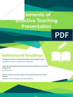 Educ 310-01 Elements of Effective Teaching Presentation