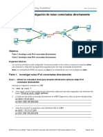 1.3.2.5 Packet Tracer - Investigating Directly Connected Routes Instructions PDF