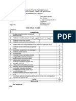 Penilaian Kegiatan Praktek Kerja Lapangan