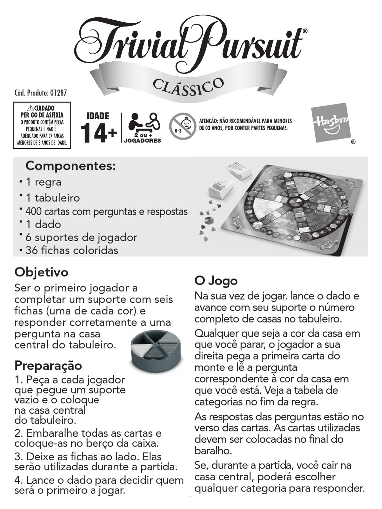 PDF) Jogo Perfil Histórico (tabuleiro, cartas e regras)
