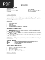 Cyient Resume