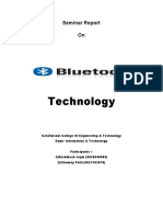 Bluetooth Technology Seminar Report PDF