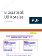 Biostatistik Korelasi