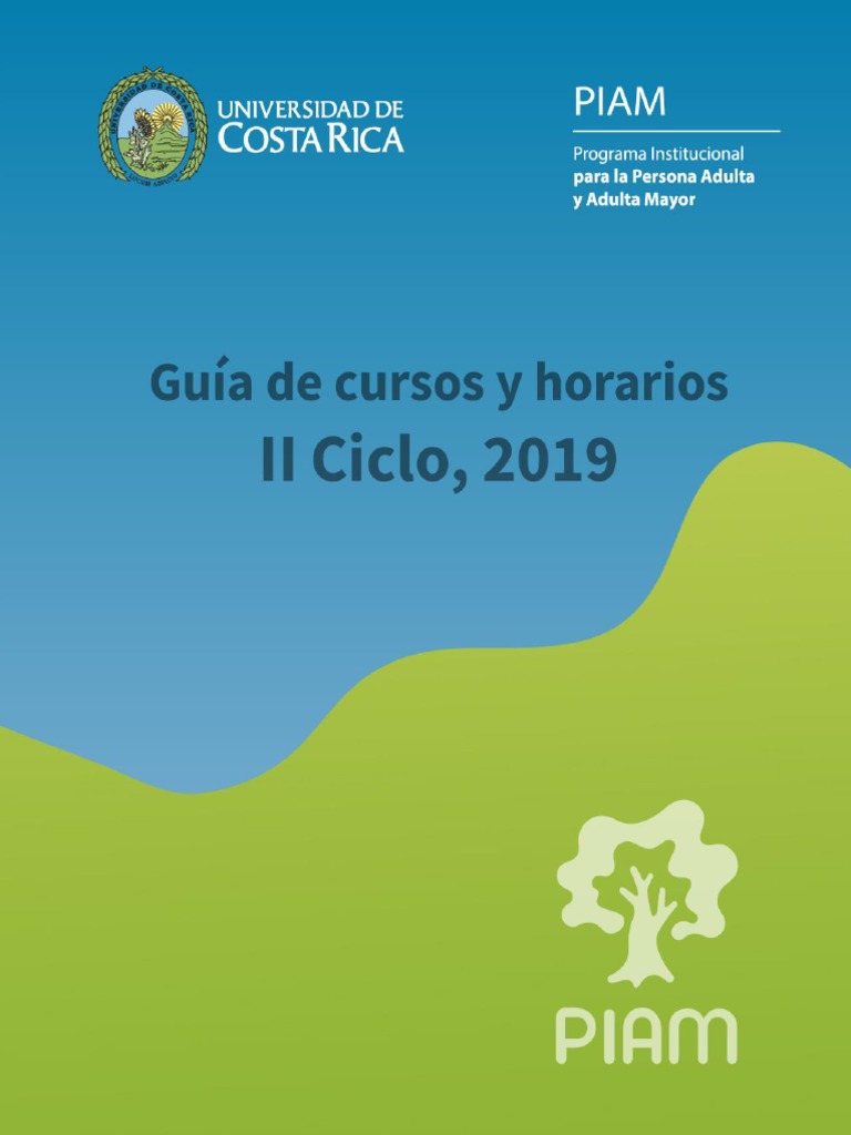 Programa PIAM: Educación para Adultos Mayores | PDF | Segundo lenguaje ...