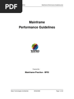 Mainframe Performance Guidelines