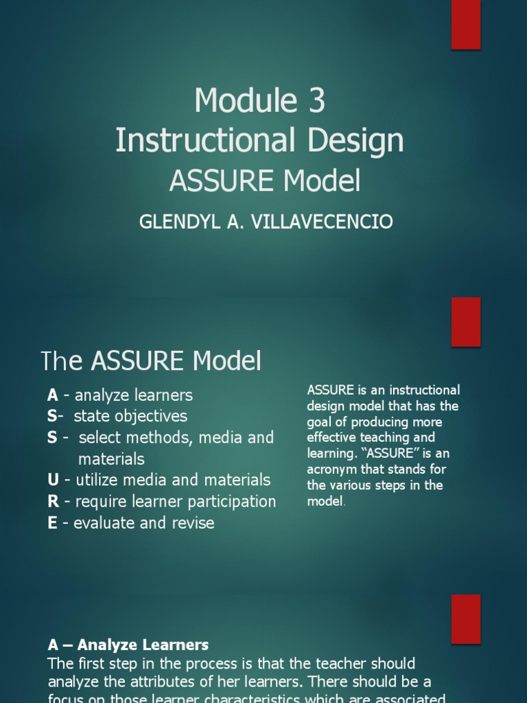 Assure Model Pdf | ASSURE – KUYB