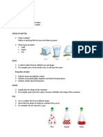 PROPERTIES OF MATTER