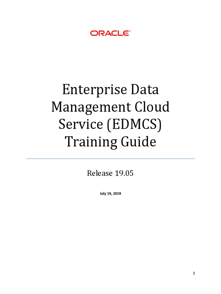 Oracle EDMCS Hands On Training Guide | PDF | Icon (Computing) | Cloud ...