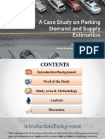 A Case Study On Parking Demand and Supply