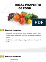 Electrical Properties of Food