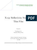 X-Ray Reflectivity Studies of Thin Film