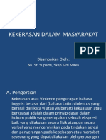 KEKERASAN MASYARAKAT