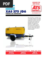 Compresor Atlas Copco XAS 375 CFM