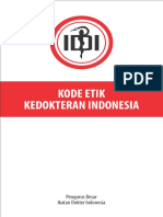 Kode Etik Kedokteran Indonesia Tahun 2012