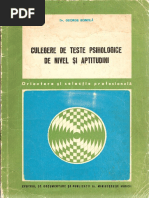George Bontila-Culegere de Teste Psihologice