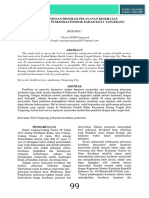 Analisis Jenis dan Program Pelayanan Kesehatan Masyarakat di Puskesmas Pondok Bahar