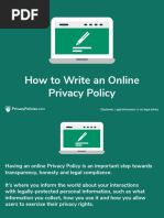 GDPR Privacy Notice Template | PDF | Personally Identifiable ...