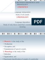 Presentation Phonetics and Phonology