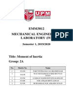 Lab 7- Moment of Inertia