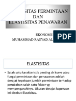 Elastisitas Permintaan