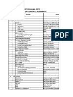 List Spesifikasi Revisi