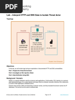 12.4.1.1 Lab - Interpret HTTP and DNS Data To Isolate Threat Actor