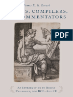 James Zetzel - Critics, Compilers, and Commentators - An Introduction To Roman Philology, 200 Bce-800 Ce-Oxford University Press, USA (2018) PDF