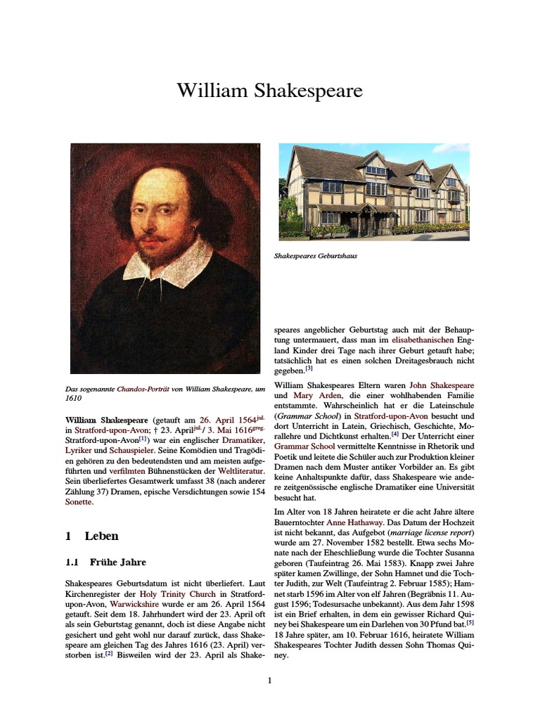 William Shakespeare | PDF