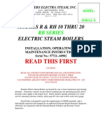 Install, Operate & Maintain Reimers Electra Steam Boilers