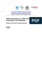 Health Assessment in A POPs-contaminated Community in The Philippines