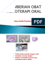 Pemberian Obat Kemoterapi Oral