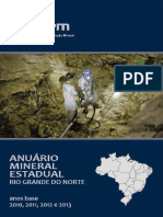 Anuario Mineral Estadual Rio Grande Do Norte Anos Base 2010 A 2013 PDF