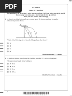 Projectile Motion and Motion Graph